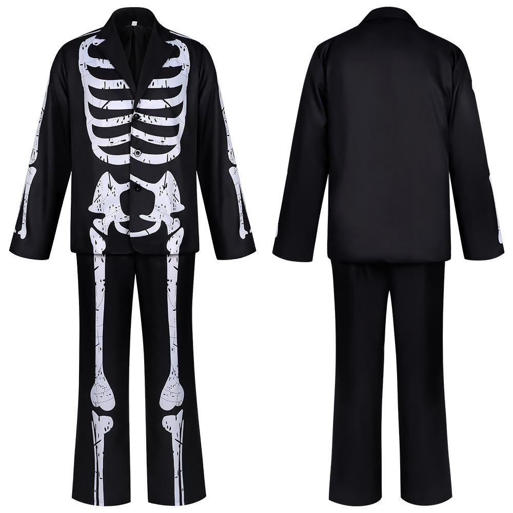 Mantianyu Halloween Male Female Adult Medieval Performance Costume Skull Overlord Performance Costume