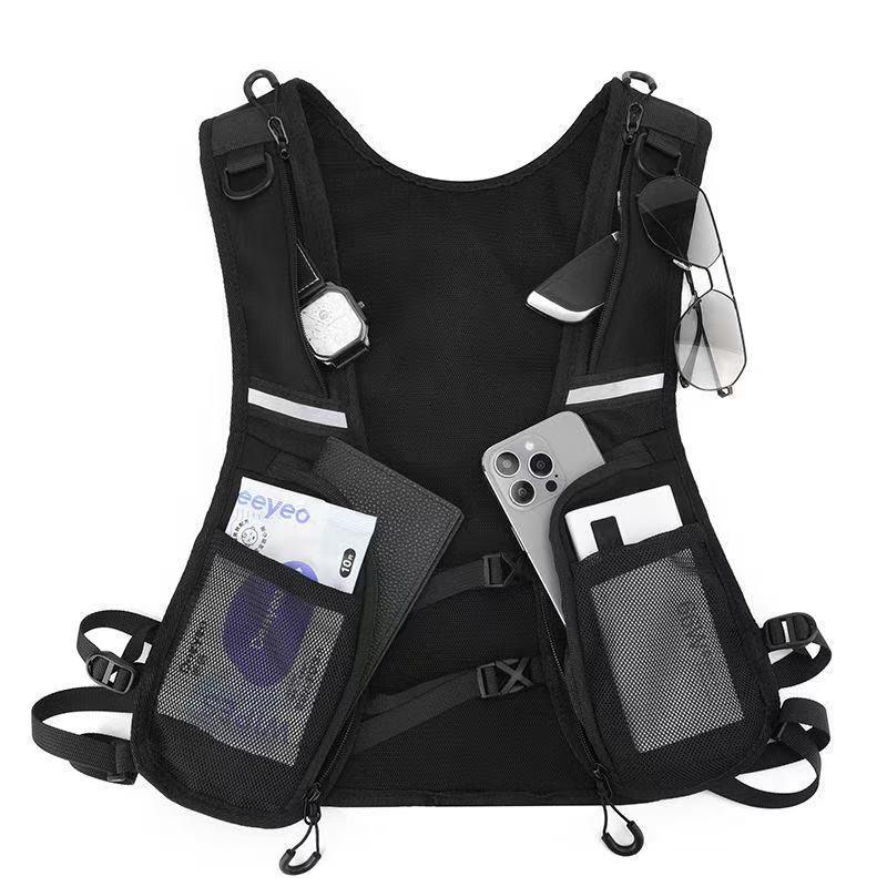 Quick Dry Breathable Running Vest Backpack Lightweight Multi Pockets Reflective for Trail Running Marathon Men Women