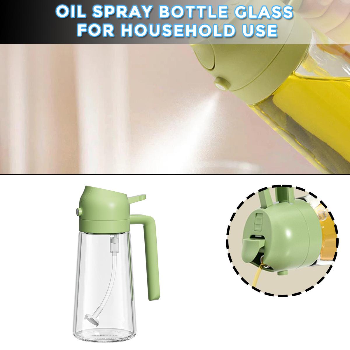 

PDTO Новый стеклянный распылитель масла и дозатор 2 в 1, распылитель масла, герметичная бутылка для масла