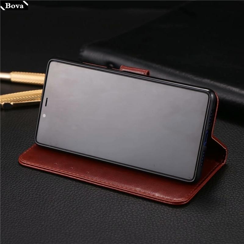 Hülle Xiaomi Mi 8 Pro PU-Leder Flip Case Kartenhalter Abdeckung Hülle für Xiaomi Mi 8 Lite Mi8 Explore Brieftasche Hülle Business Vintage