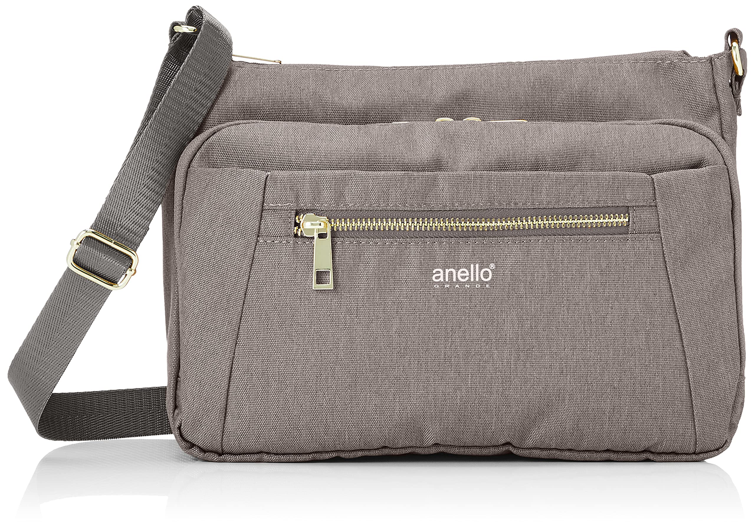 

Shoulder water 10 GL light gray [Anello Grande] bag, repellent, crossbody, pockets, GTC4132, women s,