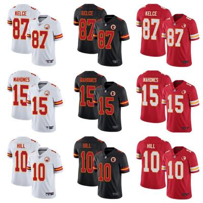 Kansas City Chiefs 15 Patrick Mahomes 87 Legend Embroidered Football Jersey Men Women Cotton Blend Sportswear