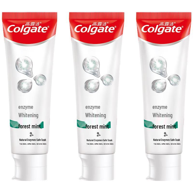 Colgate Vitality Plus Whitening Toothpaste, Forest Mint, 3 x 120g