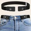 Adjustable Elastic Waist Band Comfortable Easy-To-Wear Buckle-Free Belt For Men Women Suitable For Casual Jeans
