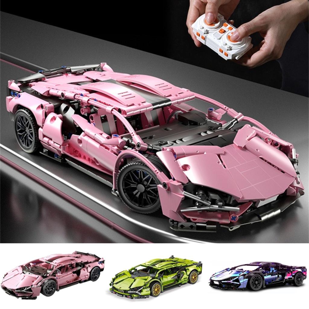 Compatible With Lego Remote Control Racing Car Building Blocks Lamborghini Porsche 911 Foreign Trade Product Assembly Car Model