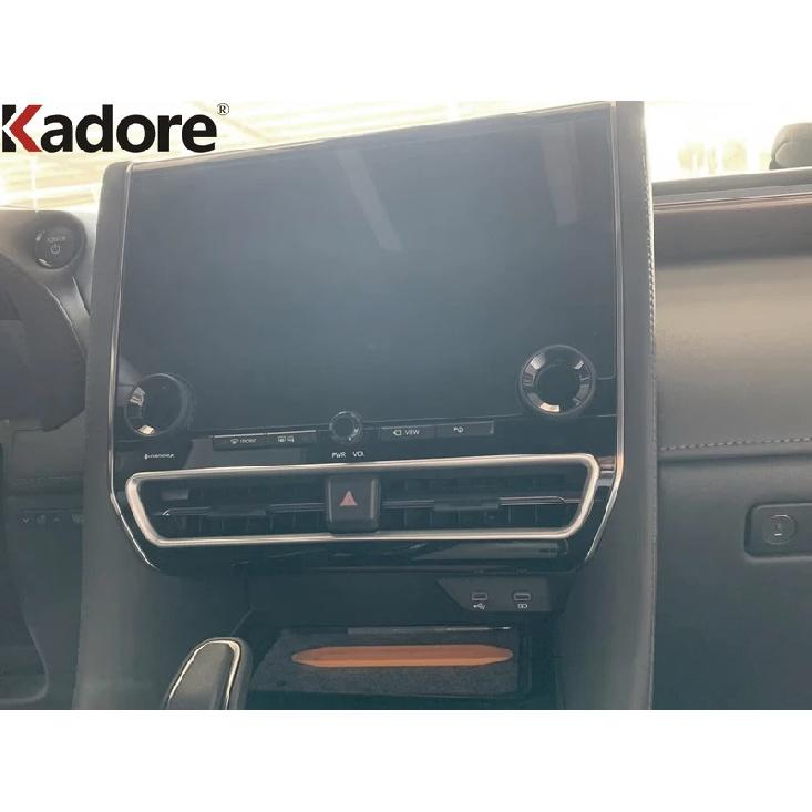 For Toyota Alphard Vellfire 2024 2025 2026 Matte Car Center Air Condition Vent Outlet Cover Trim Interior Accessories