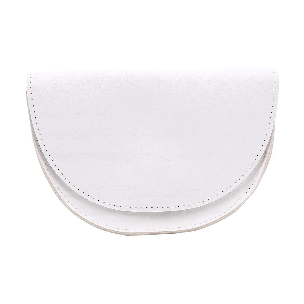 Rangefinder Waist Bag Half Moon Shaped Water Proof PU Leather Rangefinder Carrying Case with Adjustable Belt for Outdoor