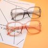 Xiaoxiangfeng Large Square Frame Men's and Women's Thick Frame Flat Mirror Retro Big Face and Thin Street Shot Small Fresh Glasses