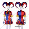 Anime Caine Pomni Cosplay Overall Mit Hut Schuhüberziehern Handschuhen Magischer Virtueller Zirkus Outfits Für Halloween Karneval Kostüme