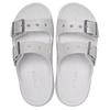Crocs Slide Slippers Women's Gray Silver 215552-1OQ