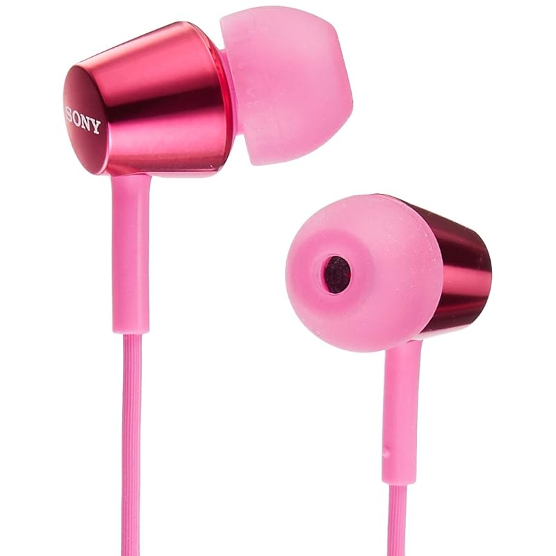 Sony MDR-EX155 Wired Earphones: In-ear Type, Pink (MDR-EX155 PI)