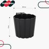 Balcony Flowerpot For Balustrade With Terrace Holder Anthracite 15 Cm 6 Pcs