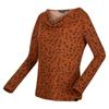 Regatta Womens/Ladies Frayda Leopard Print Cowl Neck Top