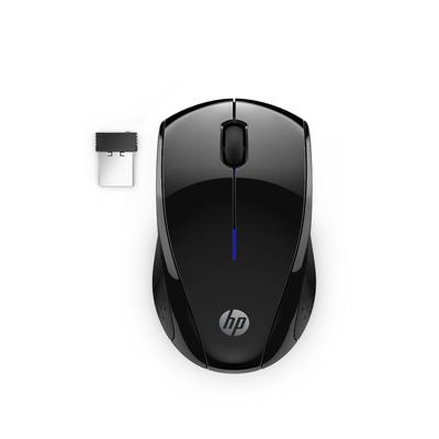 Poignées latérales de souris sans fil HP X3000 G3 pour souris optique puissante 1600 DPI bleue compatible avec Wins Chromebook - Noir, batterie de 15 mois, contrôle,