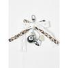 The GREEN Lab Lace Ribbon Keyring (LEOPARD)