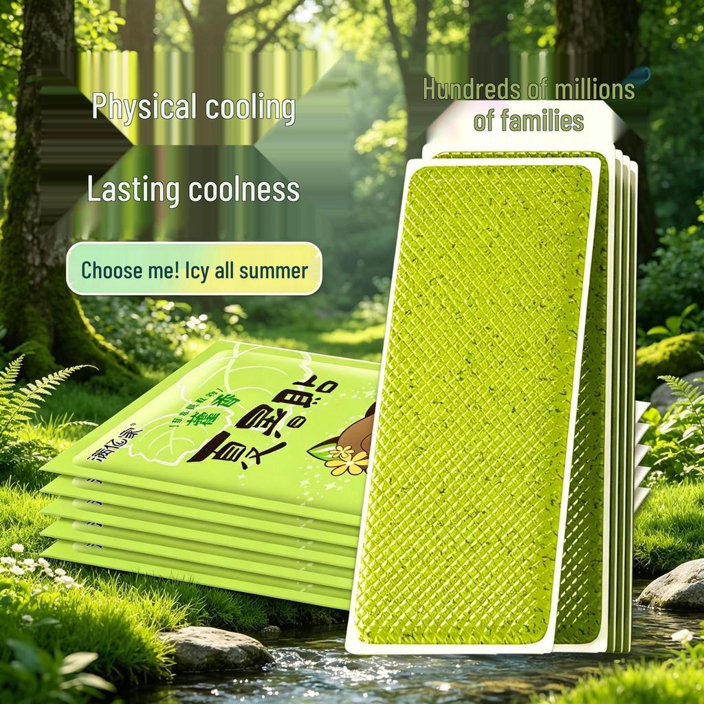 Summer Cool Agastache Cooling Sticker: Ice Pack for Student, Military, Travel, and Heat Relief