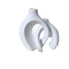 Nordic-Style Decorative Hydroponic Vase - Imitation Ceramic for Office or Living Room Decor