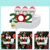 2020 Memorable Christmas Tree Hanging Ornaments Santa Pendants With Mask