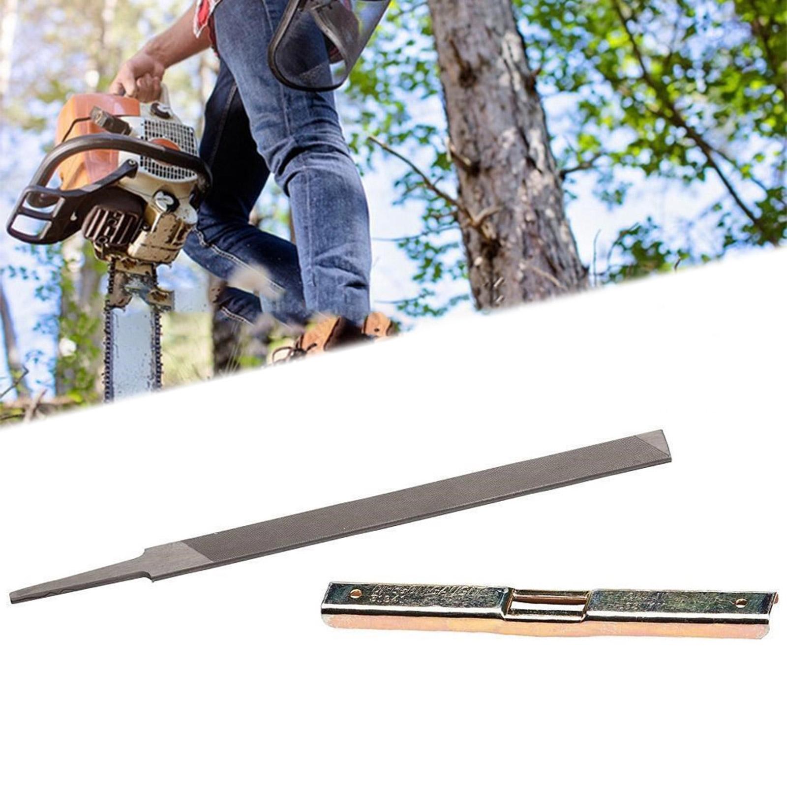 

12Inch Chain Saw Depth Gauges Tool with Flat File Chain Saw Sharpening MethodKit for General Chainsaw