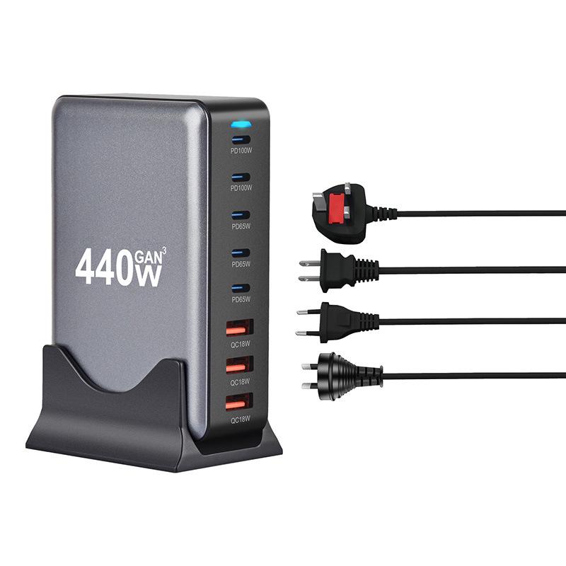 440W GaN PD Multi-Port Schnellladegerät für Huawei & Apple Laptops