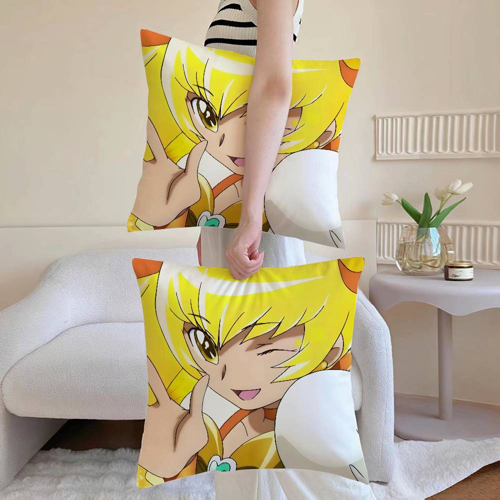 Itsuki M-Myoudouin Pillow Case Sofa and Living Room Decorative Cushion Covers Dust-proof and Mite-proof Invisible Zipper