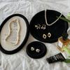 Retro Jewelry Display Tray Counter Earring Ring Display Trays Luxury Bracelet Storage Tray Live Streaming Jewelry Shooting Props