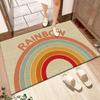 Dirt-Resistant Non-Slip Washable Linen Bathroom Doormat