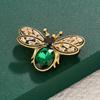 Girl Gifts Zinc Zinc Alloy Bee Corsage Zircon Clothing Accessory Vintage Brooch Fashion Jewelry Women Brooch