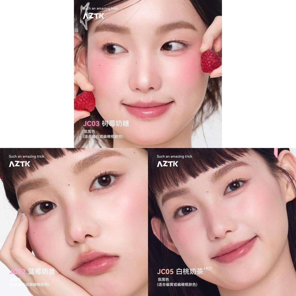 Aztk Liquid Blush For Women With Matte Finish And Brightening Effect For Natural Look