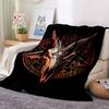 Satanic Art Flannel Blanket Throw Blanket Soft Warm Sofa Bed Camping Car Home Decor Unique Christmas Gift C9302547