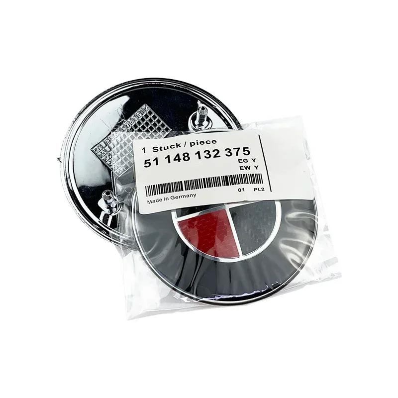 Für BMW Heiß 2025 45/74/82mm Auto Frontklappen-Emblem für E30 E38 E39 E46 E60 E61 X1 X3 X4 X5 X6 E70 X5 Heckklappen-Abzeichen Lenkrad
