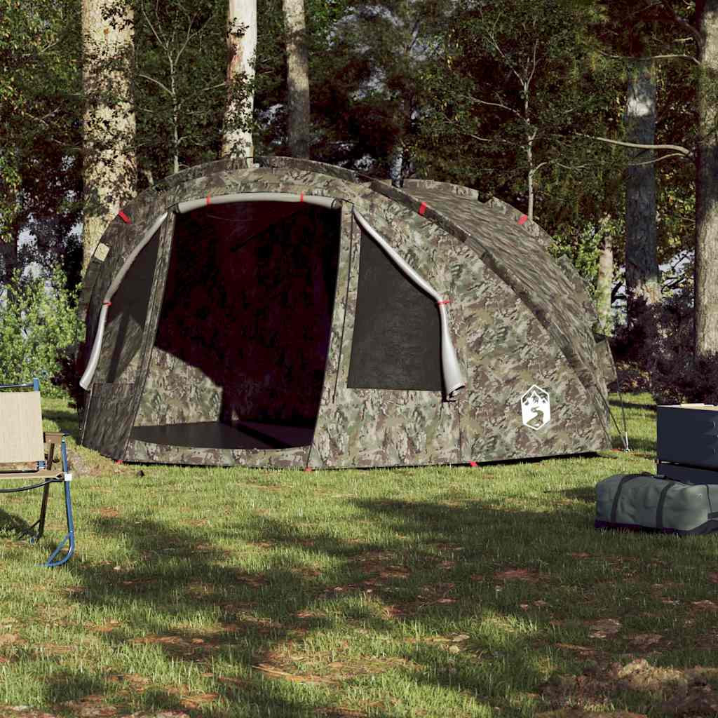 Fishing Tent for 4 Persons Camouflage Pattern Waterproof