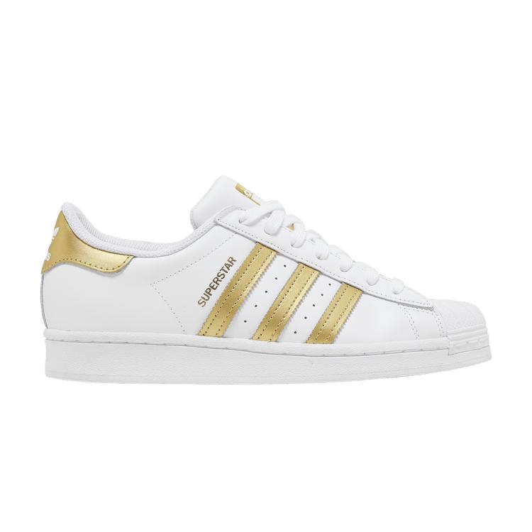 adidas Wmns Superstar  White Gold Metallic  38.5