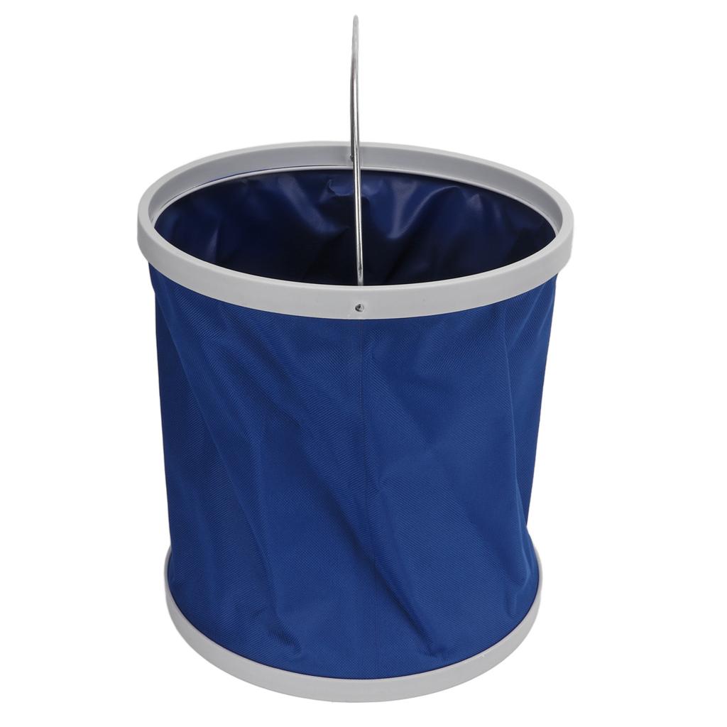 Fishing Bucket 11L Multi Purpose Foldable Waterproof Fishing Bucket for Beach Car Wash Outdoor Storage