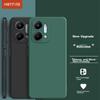 Phone Case for Honor Play7T, Honor Play7T Full Lens Protection Upgraded Frosted Anti-Drop Ultra-Thin Straight Edge Silicone Case - Midnight Black