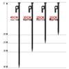 Steel Tent & Tarp Pegs: Thickened, Windproof, Long Camping Peg Set for Outdoor Use