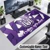 Custom Name Text Mouse Pad Anderlecht FC Logo Personalized Desk Pad For Work And Gaming