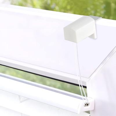Set di morsetti versatili per tende plissettate Accessori di montaggio per tende plissettate Installazione facile per interni di roulotte