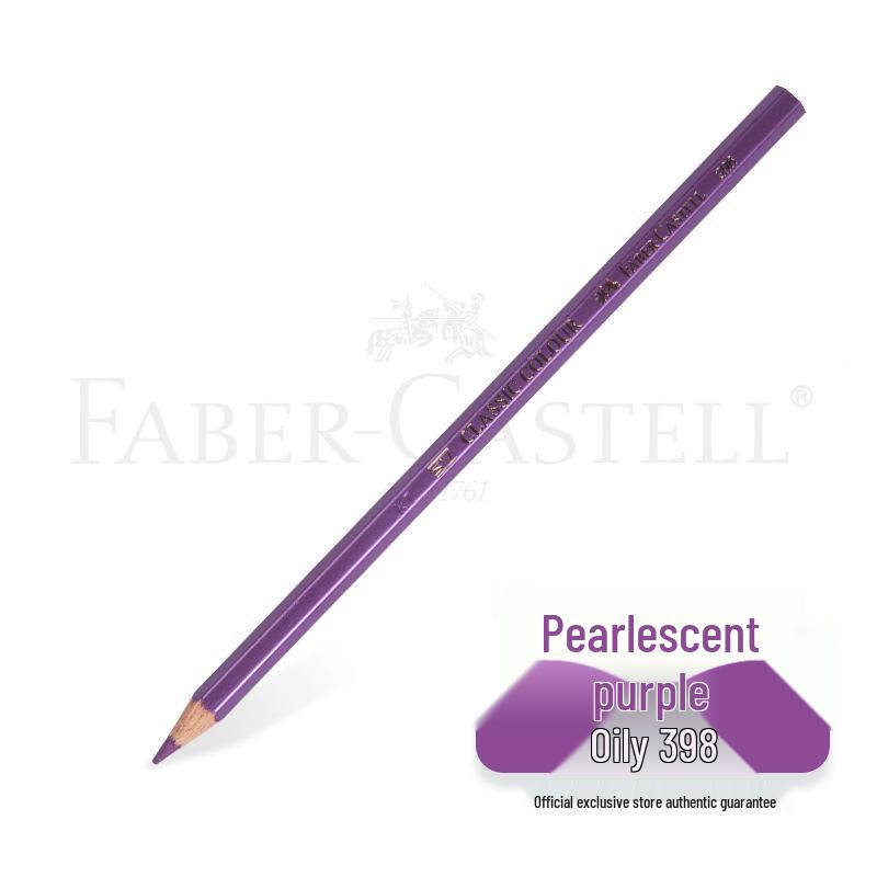 Faber-Castell Art Oil-Based Colored Pencils Set - Red, White, Black, and 60 Single and Complementary Colors.