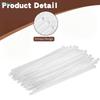 100PCS 18cm Clear Plastic Cocktail Stirrers,Disposable Drink Stirring Sticks for Coffee,Cocktails,and Parties