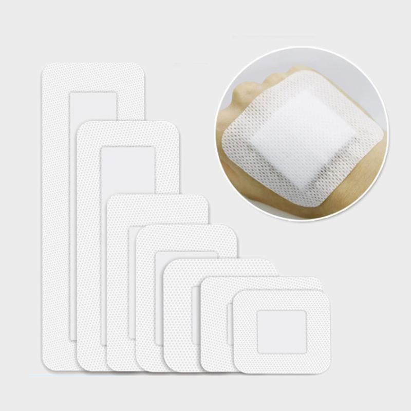 10Pcs Adhesive Dressing Wound Sterile Breathable Protective Sticker Dressing Healing Patch Wound Care Pad