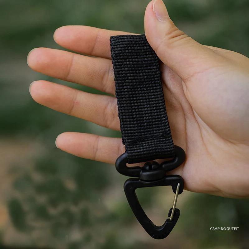 Backpack Accessories Outdoor 360 Degree Rotating Nylon Mountaineering Buckle Keyhook Strap Buckle Belt Buckle Suspension