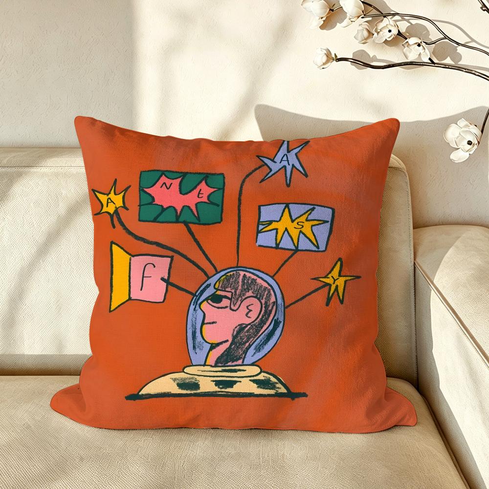 Artist DDarrenSShaddick Cushion Cover Pillow Case Antidustmite Pillowcase Silky Short Plush Sofa Cushion Cover Hot