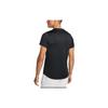 Nike Solid Color Logo Crew Neck T-Shirt Men Tops Black DD8317-010