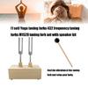 Forchette Sonore per Guarigione 432Hz 528Hz Forchette Armoniche Risonanti con Scatola Risonante per Pratica Sport Fisici Fitness Resistenza
