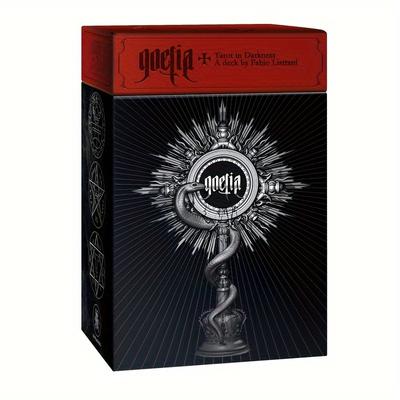 Goetia Kortläsning I Mörker - 78-Kortlek För Spådom & Brädspel, Engelsk Utgåva, Standardstorlek, Åldrar 14+