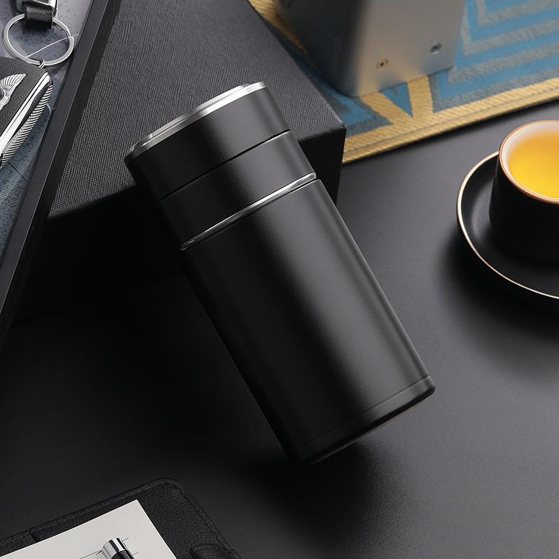 316 Stainless Steel Vacuum Insulated Travel Mug With Tea Strainer Portable Water Bottle Men Women Office Home