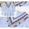 Ball Fringe Perfect Lace Embellishment For Sewing, Dressmaking, Crafts (3 Yards Total Length 32mm