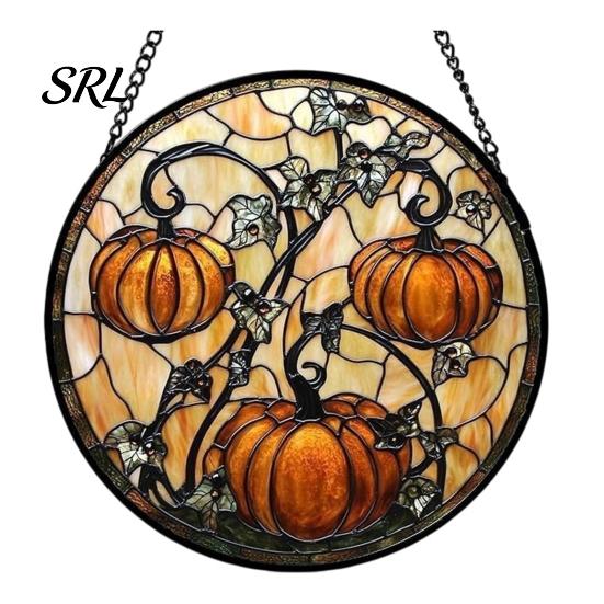 Horror Party Atmosphere Supplies Retro Halloween Pendant, Ghost/Bat/Spider Web/Pumpkin Head Print, Acrylic Disc Wall Decor Vintage Hanging Ornament