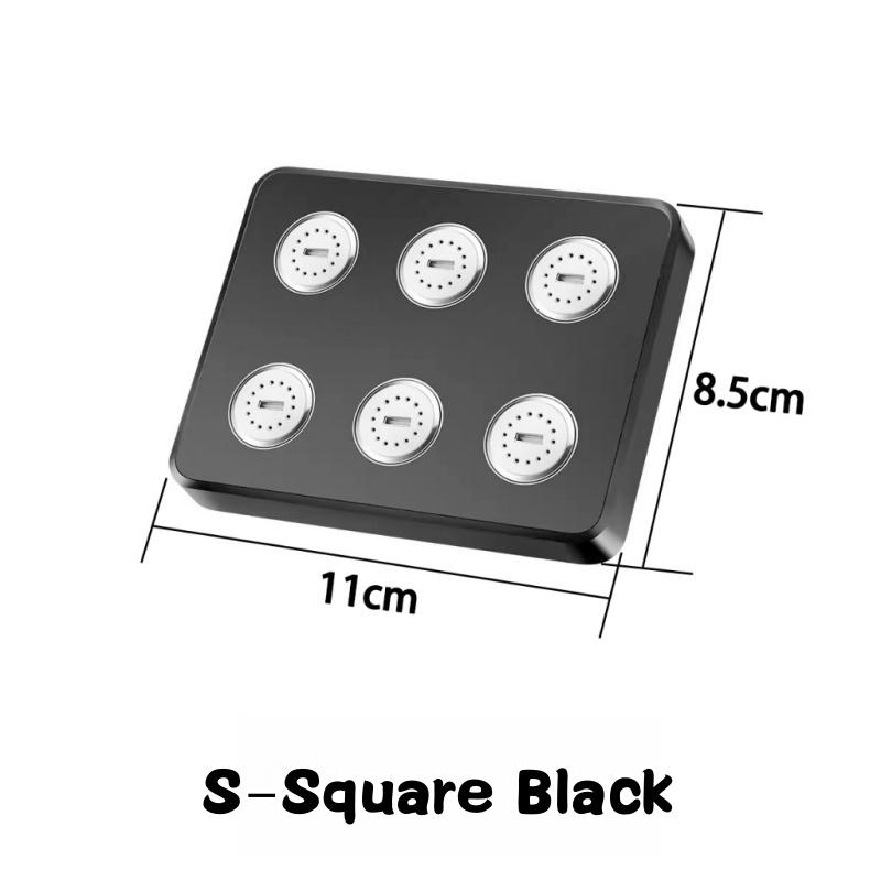 Pommeau de Douche Pluie Haute Pression Débit d'Eau Magique Pommeau de Douche Pluie Mini Douchette Supérieure Douche Économie d'Eau Accessoires de Salle de Bain